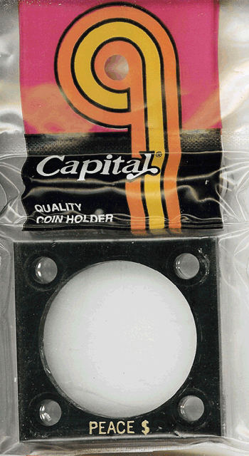 Capital Plastics 144 Coin Holder - Peace $