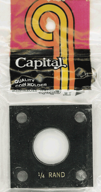 Capital Plastics 144 Coin Holder - 1/4 oz. Krug