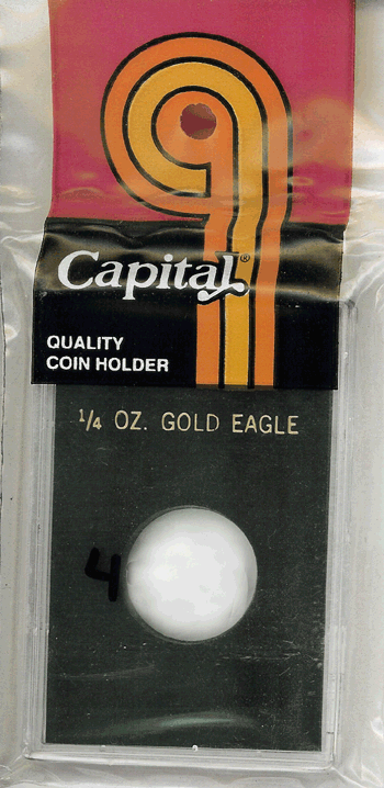 Capital Plastics Krown Coin Holder - 1/4 oz. Gold Eagle