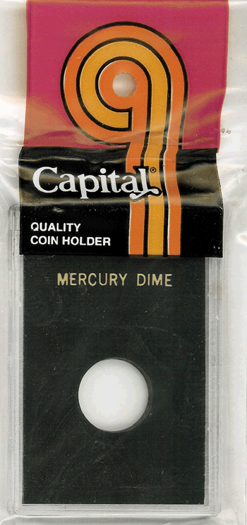 Capital Plastics Caps Coin Holder - Mercury Dime