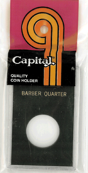 Capital Plastics Caps Coin Holder - Barber Quarter