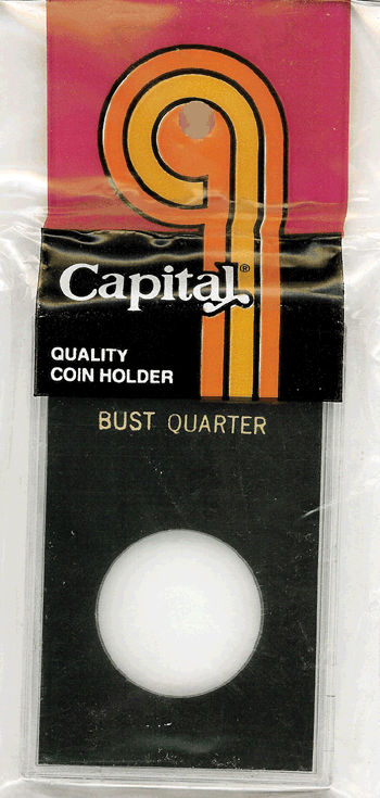 Capital Plastics Caps Coin Holder - Bust Quarter