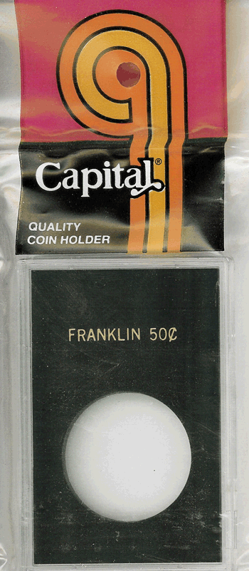 Capital Plastics Caps Coin Holder - Franklin Half Dollar