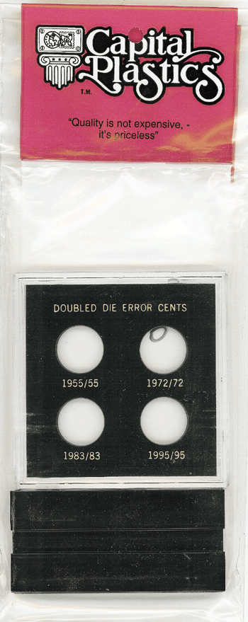 U.S. Double Die Cents (1955, 72, 83, 95)