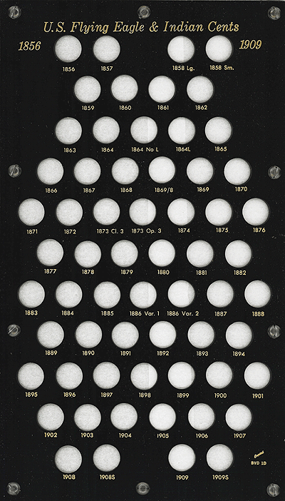 Flying Eagle & Indian Cents 1856-1909S