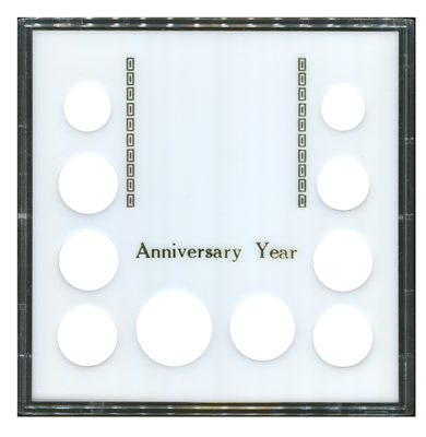 Anniversary (Small $, .50, 5 Quarters, .10, .05, .01)