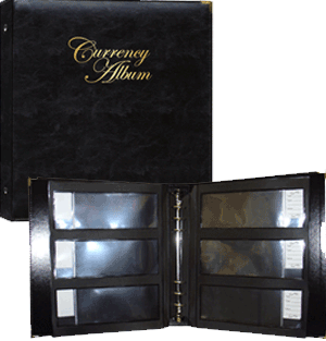 Whitman Premium Currency Album - Large Notes - Clear View